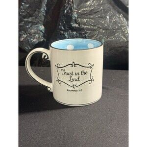 “Trust In The lord” Scripture Dbl Sided Jumbo Ceramic Mug 21oz